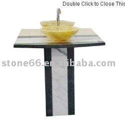 Onyx Pedestal Vanity Top