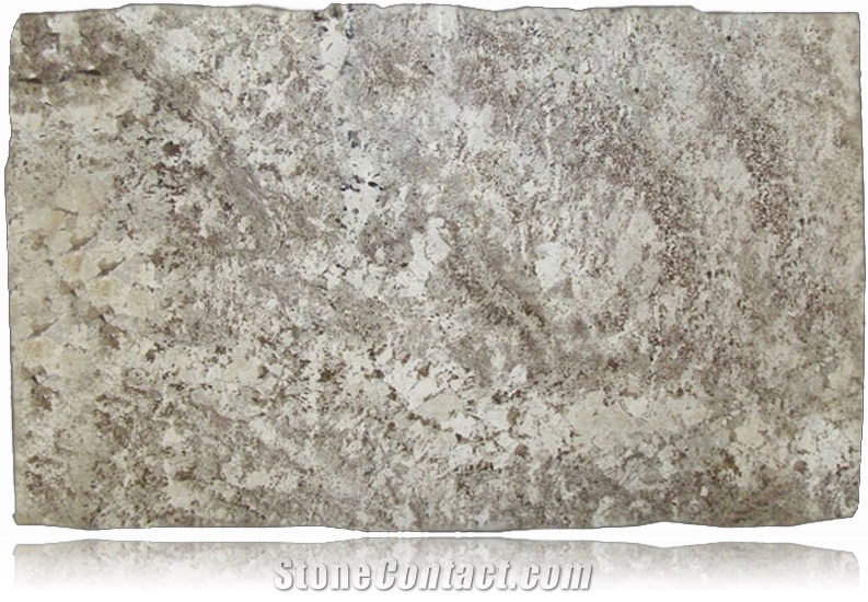 Alaska White Granite Slabs, Brazil White Granite