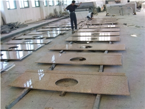 Natural Stone Yellow Granite Vanity Top