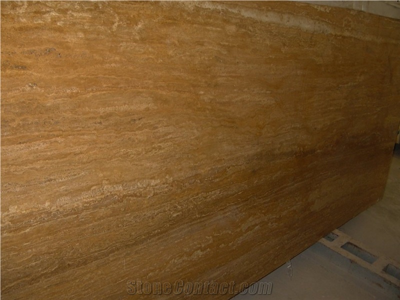 Yellow Travertine Slabs, Travertino Amarillo