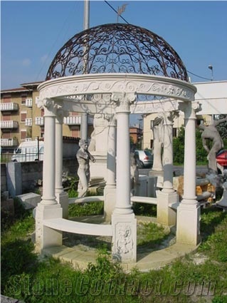 Stone and Marble Gazebo