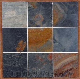 Jack Multi Slate, Jak Multicolor Slate Tile