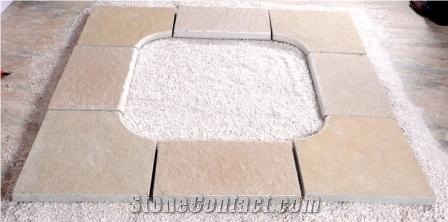 Tandur Yellow Limestone Pool Coping