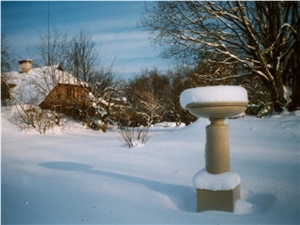 Beige Sandstone Flowerpot