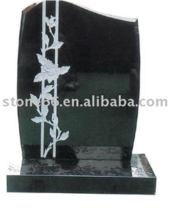 Black Marble Tombstone