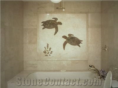 Bath Tub Wall Mural Tiles