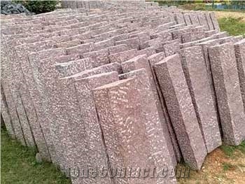 Pink Granite Kerbstone