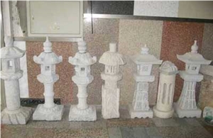 White Granite Lanterns
