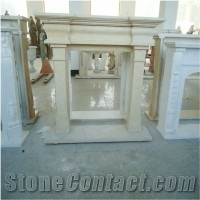 Yellow Marble Fireplaces