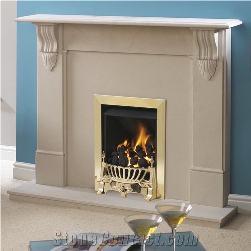 Polished Stone Firepladce Surround