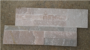 Wall Cladding Stone, S1120 Wall Stone, Pink Quartzite Wall Cladding