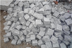 G603 Granite Cobble Stone,Cubicstone, G603 Grey Granite Cobble Stone