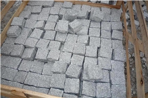G603 Granite Cobble Stone,Cubicstone, G603 Grey Granite Cobble Stone