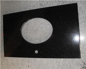 Black Galaxy Vanity Top, Galaxy Black Granite Vanity Top