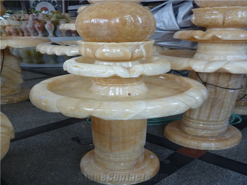 Yellow Onyx China Fountain