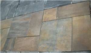Multicolour Flooring Slate Slabs & Tiles