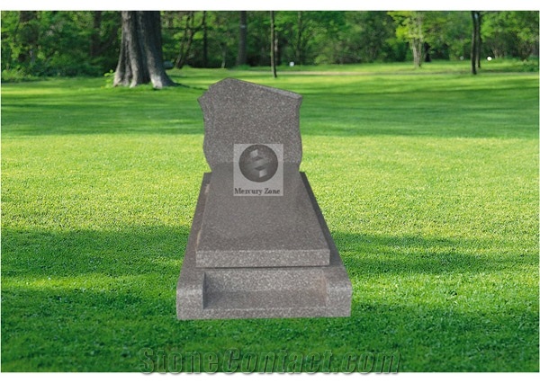 Natural Granite Gravestone, Yellow Granite Gravestone