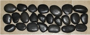 Black Pebble Tile Border