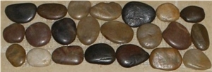 Mixed Pebble Mosaic Border Line
