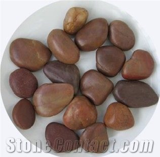 Red Decorative Pebble