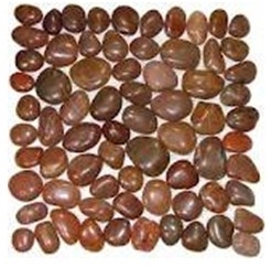 Red Pebble Mosaic Tile