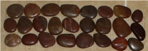 Red Pebble Tile Border