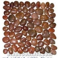 Red Pebble Tile/pebble Mosaic