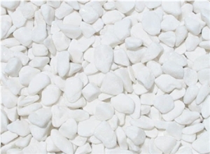 Snow White Crushed Stone, White Marble Pebble, Gravel Snow White Crushed Stone, White Marble Pebble, Gravel