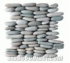 White Stand River Stone Tile