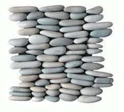 White Stand River Stone Tile