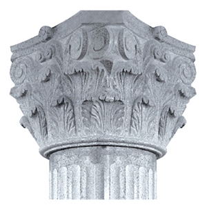 Grey Granite Roman Chapiter