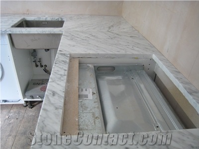 White Marble Countertop