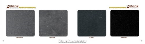 Hainan Grey &Grey Slate & ZP Black & Shanxi Black, China Black Granite Slabs & Tiles