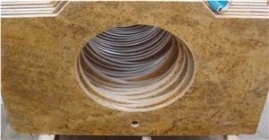 Granite Vanities,bath Tops- Kashmir Gold, Yellow Granite Granite Vanities,bath Tops- Kashmir Gold, Yellow Granite