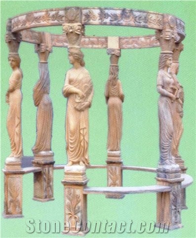 Beige Marble Gazebo