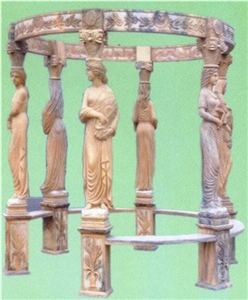 Beige Marble Gazebo Beige Marble Gazebo