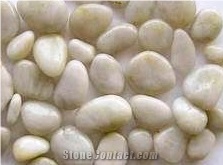 White Marble Pebble Stone, River Stone