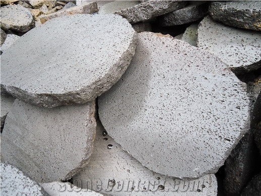 Garden Step Stone 5x40~60cm Grey Volcanic Step Stone Cheap Price