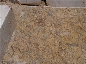 Golden Crystal Granite Block