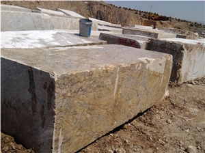Golden Crystal Granite Block