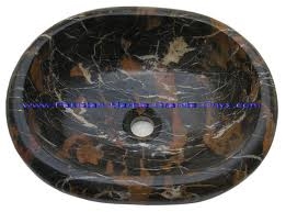 Black Gold Marble Sink,Pakistan Black Marble Sink