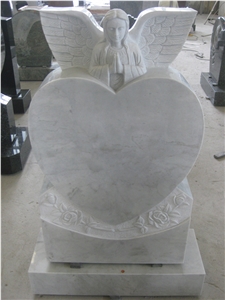 White Marble Tombstones