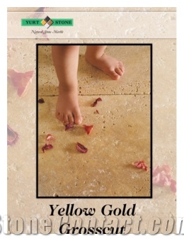 Sivas Yellow Travertine Tiles