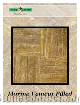 Sivas Yellow Travertine Tiles