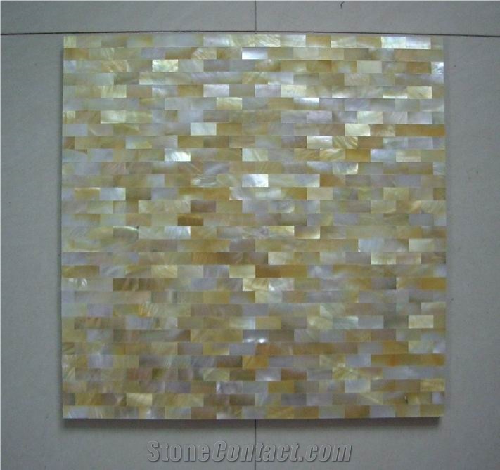 White Mother Of Pearl Seashell Mosaic Tile