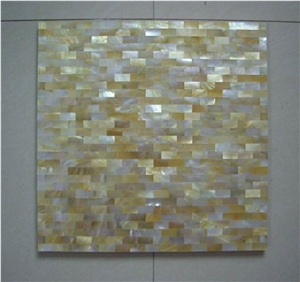 White Mother Of Pearl Seashell Mosaic Tile