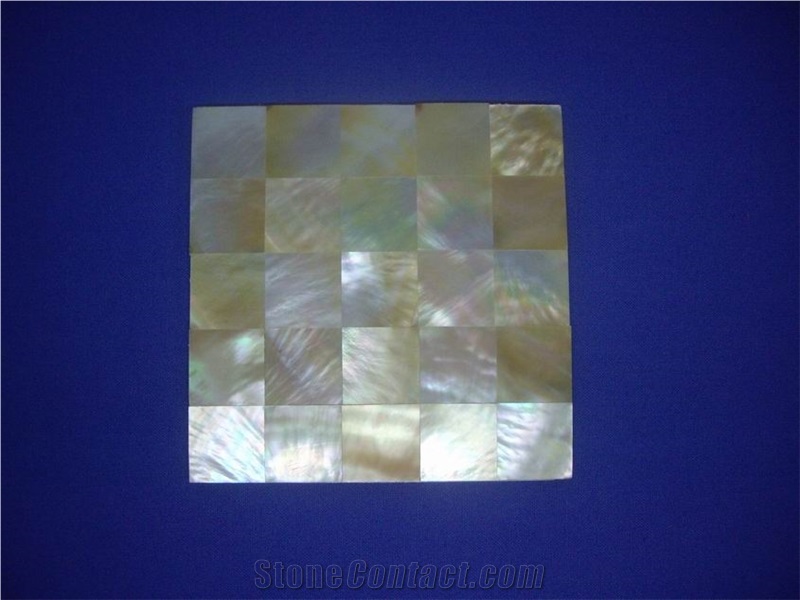 White Mother Of Pearl Seashell Mosaic Tile