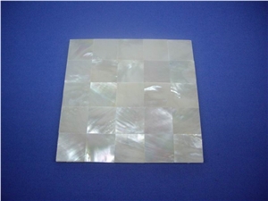 White Mother Of Pearl Seashell Mosaic Tile