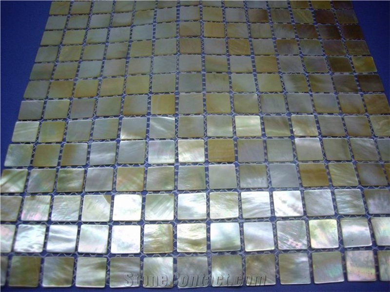 White Mother Of Pearl Seashell Mosaic Tile
