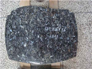 Blue Pearl Granite Slant Grave Markers